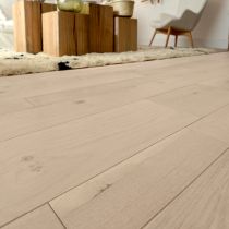 Parquet chêne massif à la Française 14mm 130,90,70mm Huilé Bois Brut