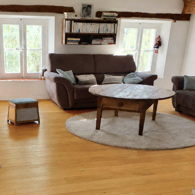Parquet ch�ne massif � la Fran�aise Huil� Naturel