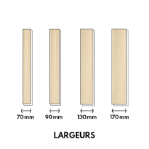 Parquet ch&ecirc;ne massif &agrave; la Fran&ccedil;aise Verni Aspect Bois Brut
