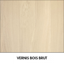 Parquet ch&ecirc;ne massif &agrave; la Fran&ccedil;aise Verni Aspect Bois Brut