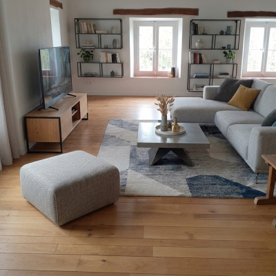 Parquet ch�ne massif � la Fran�aise Verni Naturel