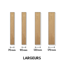 Parquet ch&ecirc;ne massif &agrave; la Fran&ccedil;aise Verni Naturel