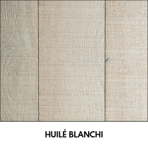PARQUET CH&Ecirc;NE MASSIF ASPECT SCIE Blanchi