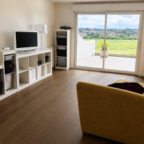 PARQUET CH�NE MASSIF ASPECT SCIE Huil� Vieux Ch�ne
