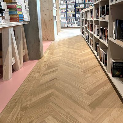 Parquet Ch�ne Massif B�ton Rompu Brut 10mm PR