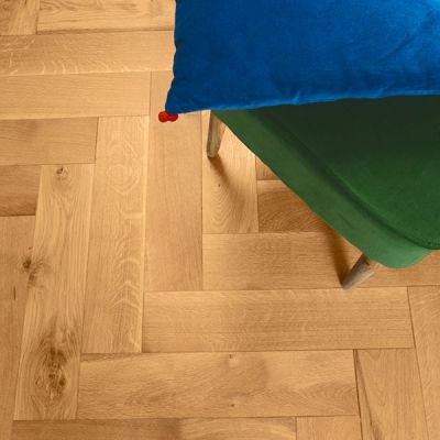 Parquet Ch�ne Massif B�ton Rompu Huil� Naturel