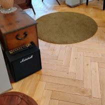 Parquet Chêne Massif Bâton Rompu Vernis Naturel 13,5mm x 110mm RT2