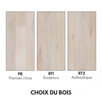 PARQUET CH&Ecirc;NE MASSIF Huil&eacute; Blanc C&eacute;rus&eacute;