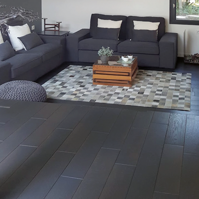 PARQUET CH�NE MASSIF Huil� Gris Anthracite