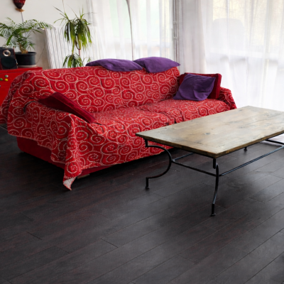 PARQUET CH�NE MASSIF Huil� Terre d\'Ombre