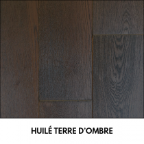 PARQUET CH&Ecirc;NE MASSIF Huil&eacute; Terre d\'Ombre