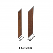 PARQUET CH&Ecirc;NE MASSIF Point de Hongrie - Huil&eacute; ANTIQUE - 600mm longueur