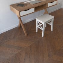 PARQUET CH&Ecirc;NE MASSIF Point de Hongrie - Huil&eacute; ANTIQUE - 600mm longueur