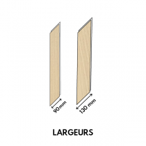 PARQUET CH&Ecirc;NE MASSIF Point de Hongrie - Huil&eacute; Aspect BOIS BRUT - 600mm longueur