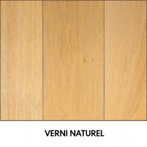 PARQUET CH&Ecirc;NE MASSIF Point de Hongrie - Verni NATUREL - 600mm longueur