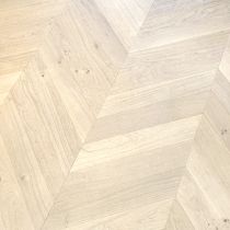 PARQUET CHÊNE MASSIF Point de Hongrie 70mm de large Brut