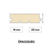 Parquet Ch&ecirc;ne Massif Point de Hongrie Brut Longueur 600 mm