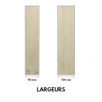 Parquet Ch&ecirc;ne Massif Point de Hongrie Brut Longueur 600 mm