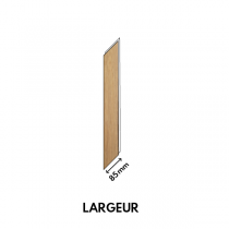 Parquet Ch&ecirc;ne Massif Point de Hongrie Vernis Naturel 13mm x 85mm