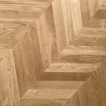 Parquet Ch&ecirc;ne Massif Point de Hongrie Vernis Naturel PR1B
