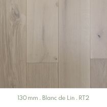 Parquet Chêne Massif Verni Blanc de Lin