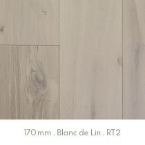 Parquet Chêne Massif Verni Blanc de Lin