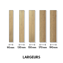 Parquet Ch&ecirc;ne Massif Verni Gris Bistrot