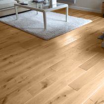 Parquet Chêne Massif Verni Naturel Mat 22mm d\'épaisseur