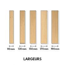 Parquet Ch&ecirc;ne Massif Verni Naturel