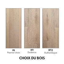 PARQUET CH&Ecirc;NE MASSIF Vieilli History Huil&eacute; Fleur de Sel