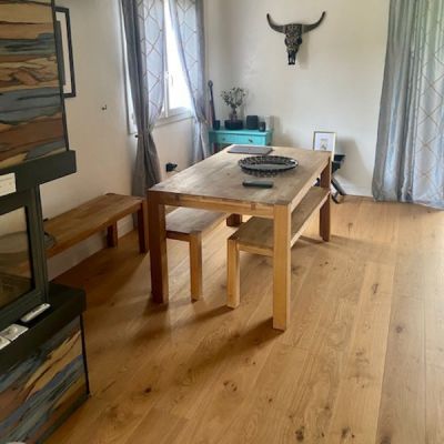 Parquet Contrecoll� Ch�ne Verni Naturel 19.5 mm Choix RT2