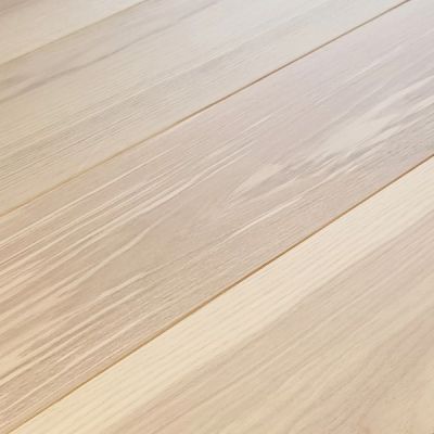 Parquet Contrecoll� Fr�ne Olivier Vernis Blanc de Lin 15mm x 145mm (Botte de 2,01m2)