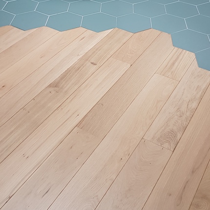 Parquet Contrecoll� Vernis Bois Brut