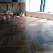 Parquet Point de Hongrie Chêne Massif Huilé Manoir RT2 ép. 22mm