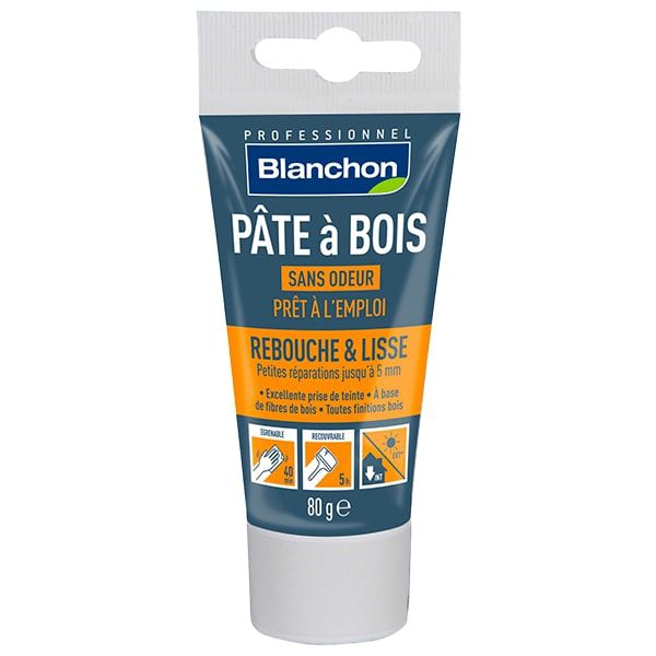 Pâte à Bois Chêne Clair 80g Blanchon  achat, vente sur parquet-chene -massif.co