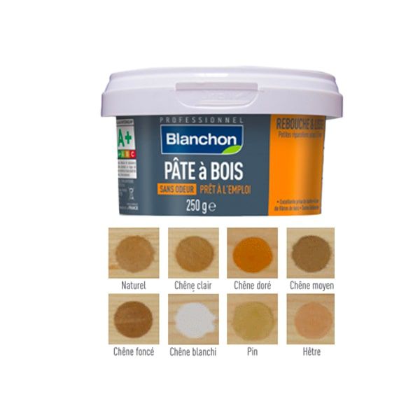 Pâte à Bois Hêtre 250g Blanchon  achat, vente sur parquet-chene