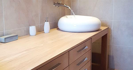Plan de Travail Bois sur mesure Centre Bois Massif