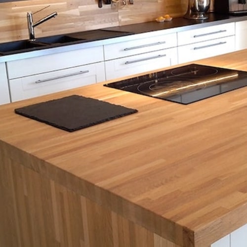 Plan de Travail Bois sur mesure
