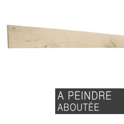 Plinthe Ch�ne Massif 2m de long brut ponc� � peindre about�e 