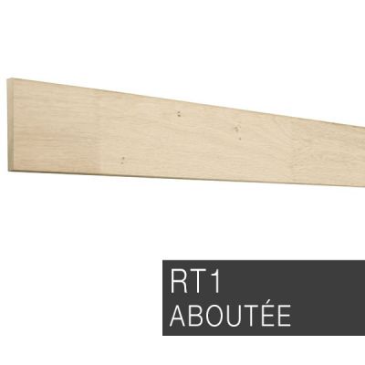 Plinthe Ch�ne Massif 2m de long brut ponc� Choix RT1 about�e