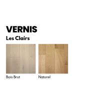 Plinthe Ch&ecirc;ne Massif Monolame Vernie Premier Choix