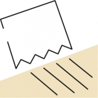 Pose collée Pose collée