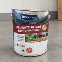 SATURATEUR BOIS ENVIRONNEMENT BIOSOURC&Eacute; BLANCHON BOIS FONCE- EMBALLAGE IMPARFAIT