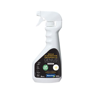 Spray huile d\'entretien universelle des parquets SATIN� GENIUS BLANCHON 500ml