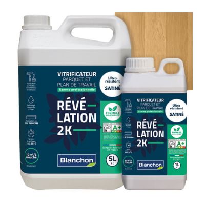 Vitrificateur Parquet REVELATION-2K Biosourc� Satin� Blanchon