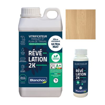 Vitrificateur Parquet REVELATION-2K Biosourc&eacute; Ultra Mat Blanchon